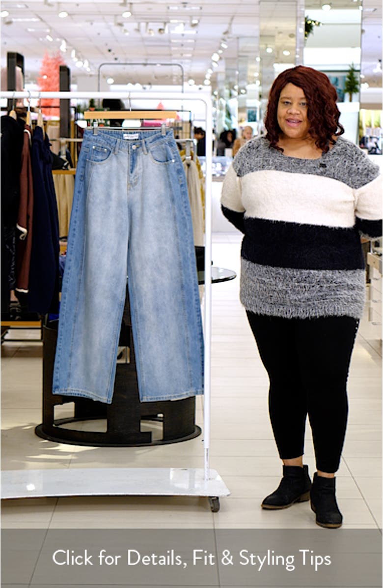 Yuri High Waist Wide Leg Jeans, sales video thumbnail