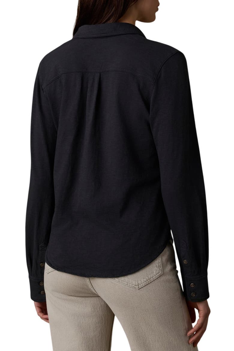 Sunwashed Knit Shirt, Alternate, color, WASHED BLACK