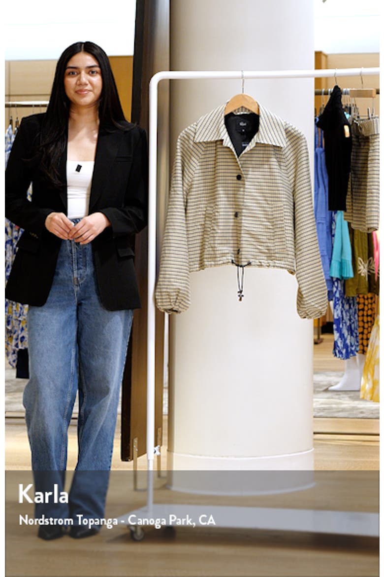 North Check Cotton & Linen Jacket video