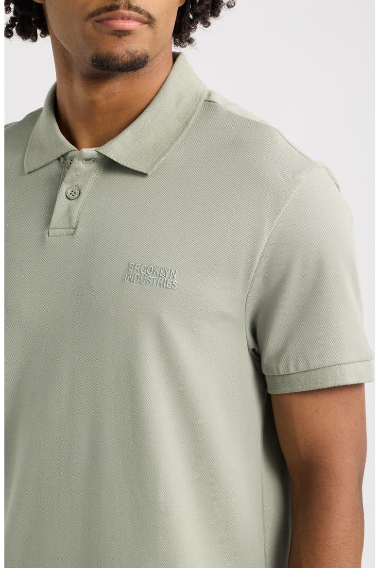 Solid Cotton Polo, Alternate, color, SHADOW