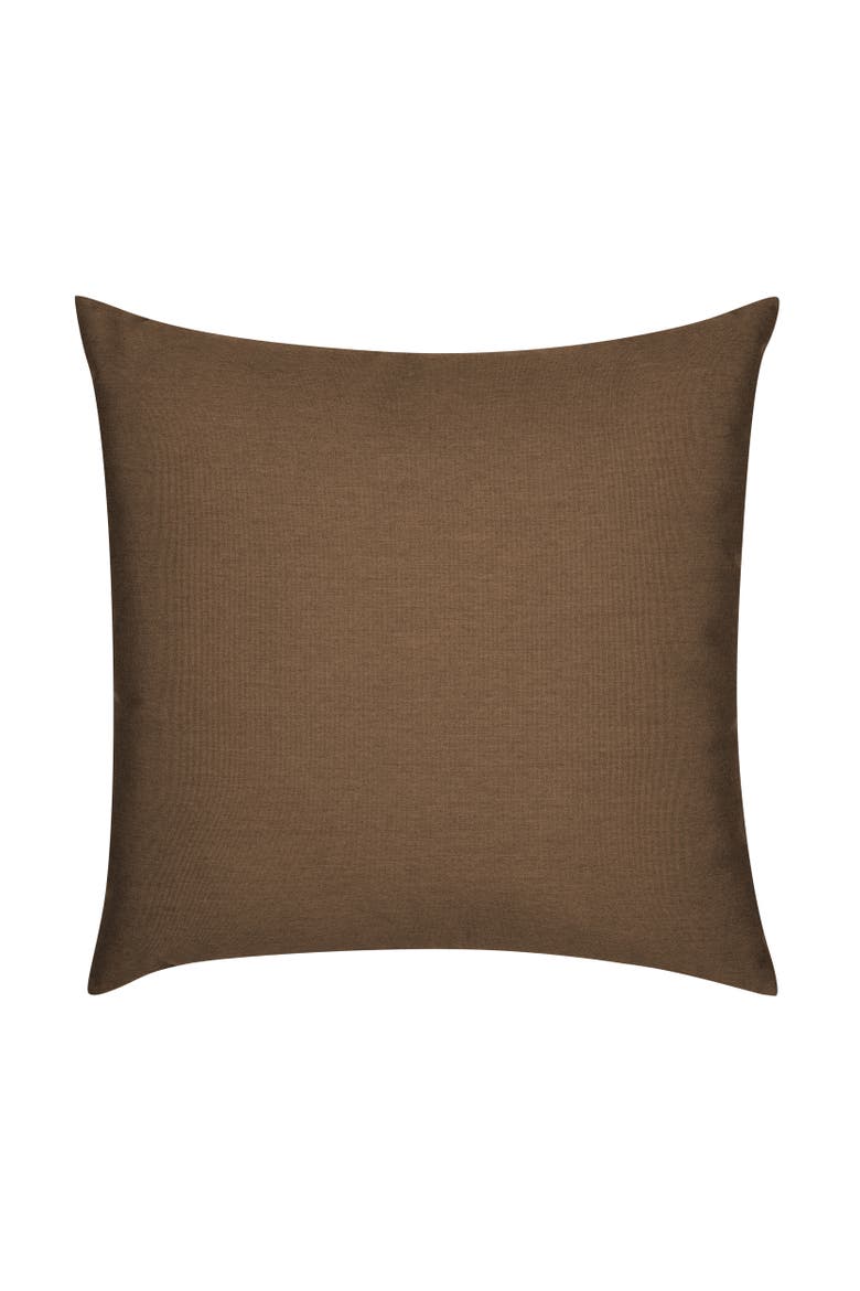 Woodland Stag Applique Chenille Indoor & Outdoor Woven Accent Pillow, Alternate, color, Ivory