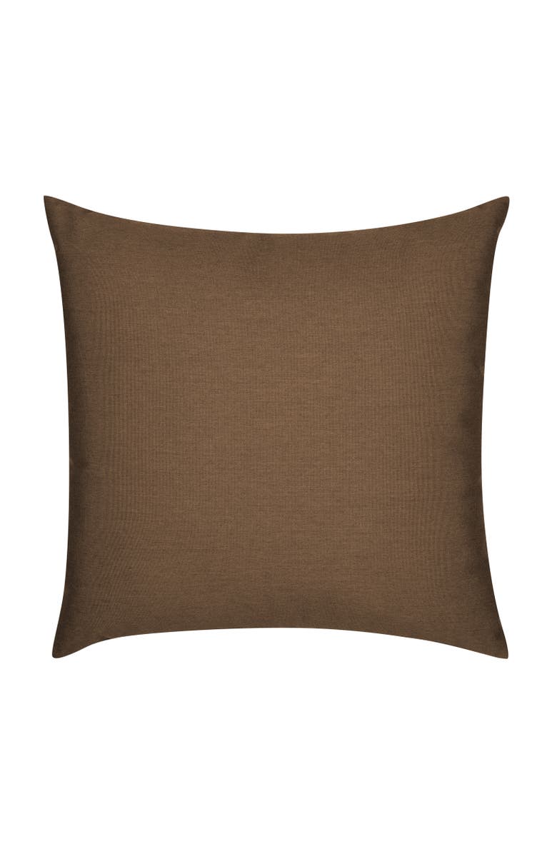 Elaine Smith Woodland Hand Applique Chenille Indoor & Outdoor Woven Accent Pillow, Alternate, color, Ivory