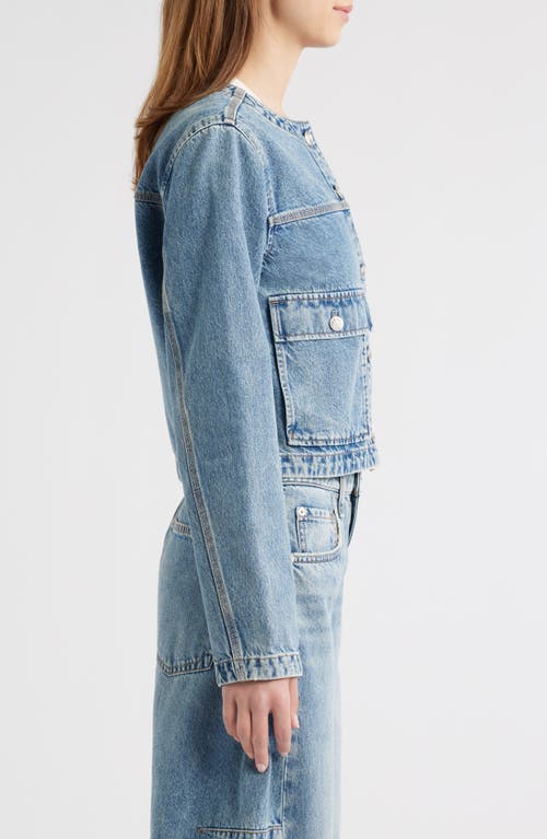 Rag & Bone Drew Denim Jacket In Blue
