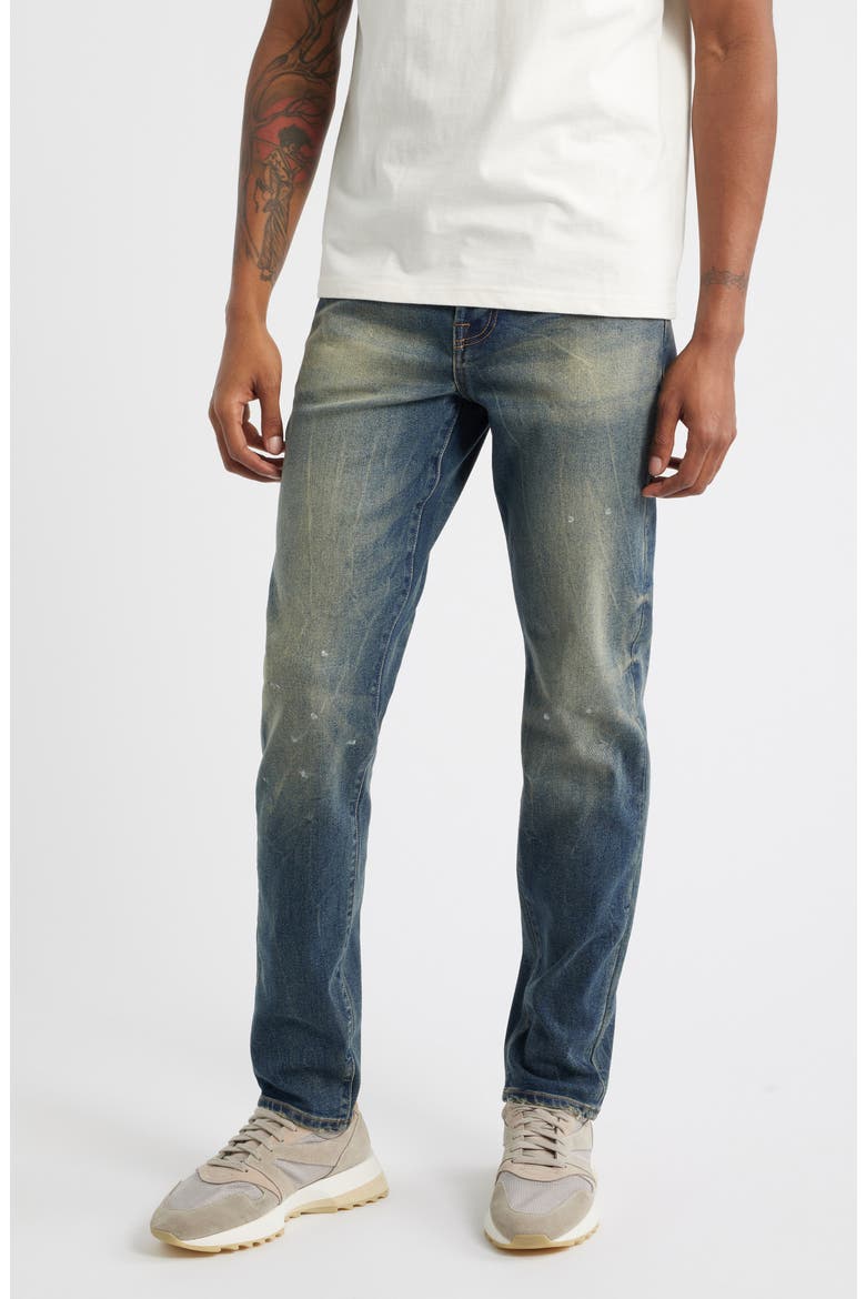 Portal Distressed Slim Fit Jeans, Main, color, LAUNCH