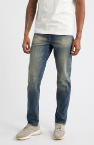 Billionaire Boys Club Portal Distressed Slim Fit Jeans
