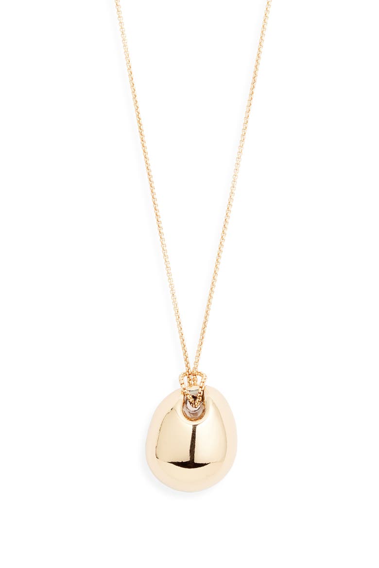 Orb Pendant Necklace, Main, color, GOLD