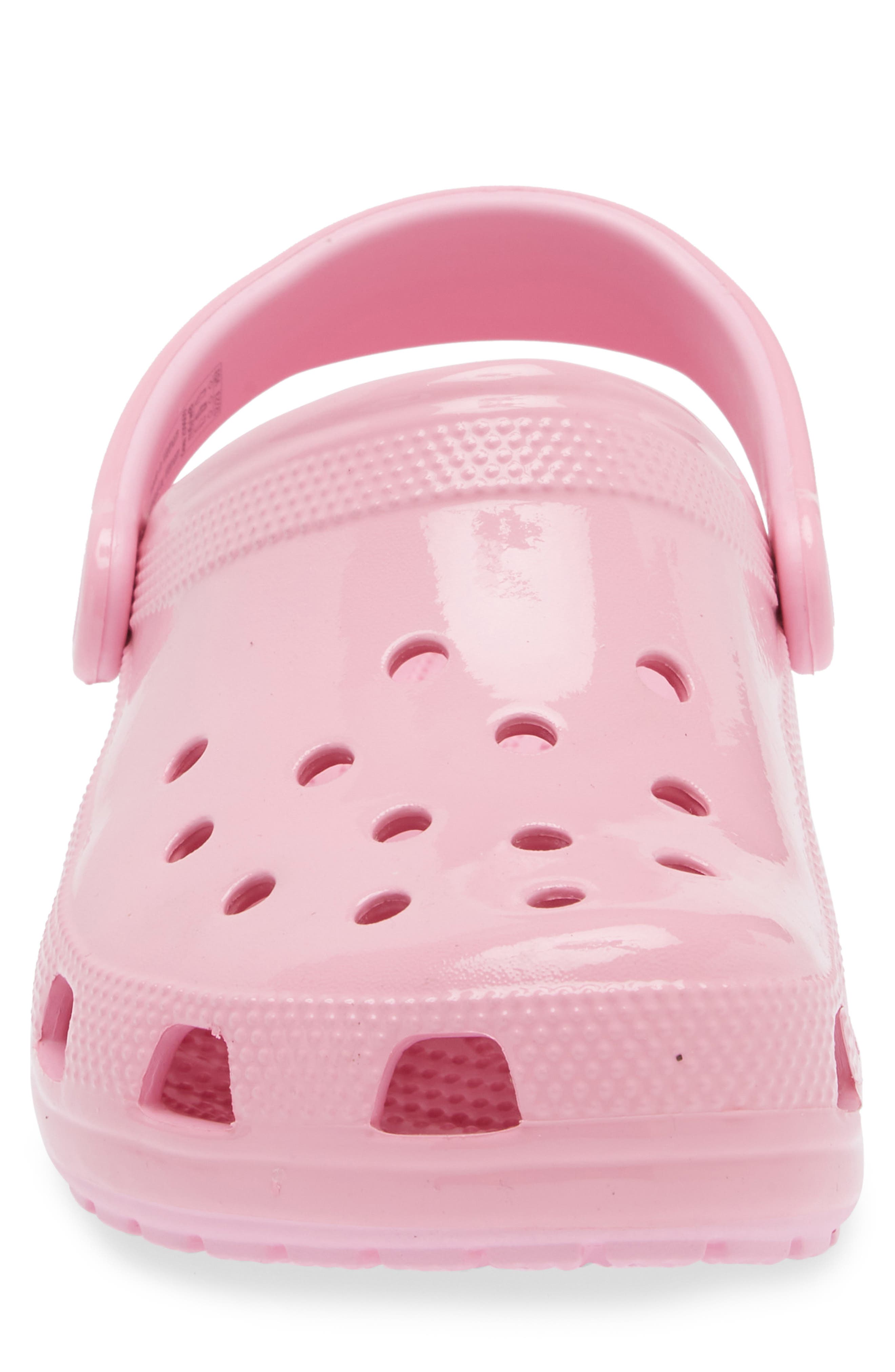 Classic High Shine Clog, Alternate, color, PINK TWEED