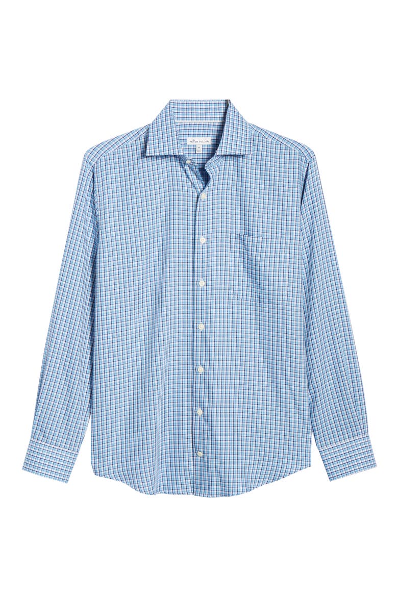 Point Danger Check Sport Shirt, Alternate, color, DELTA