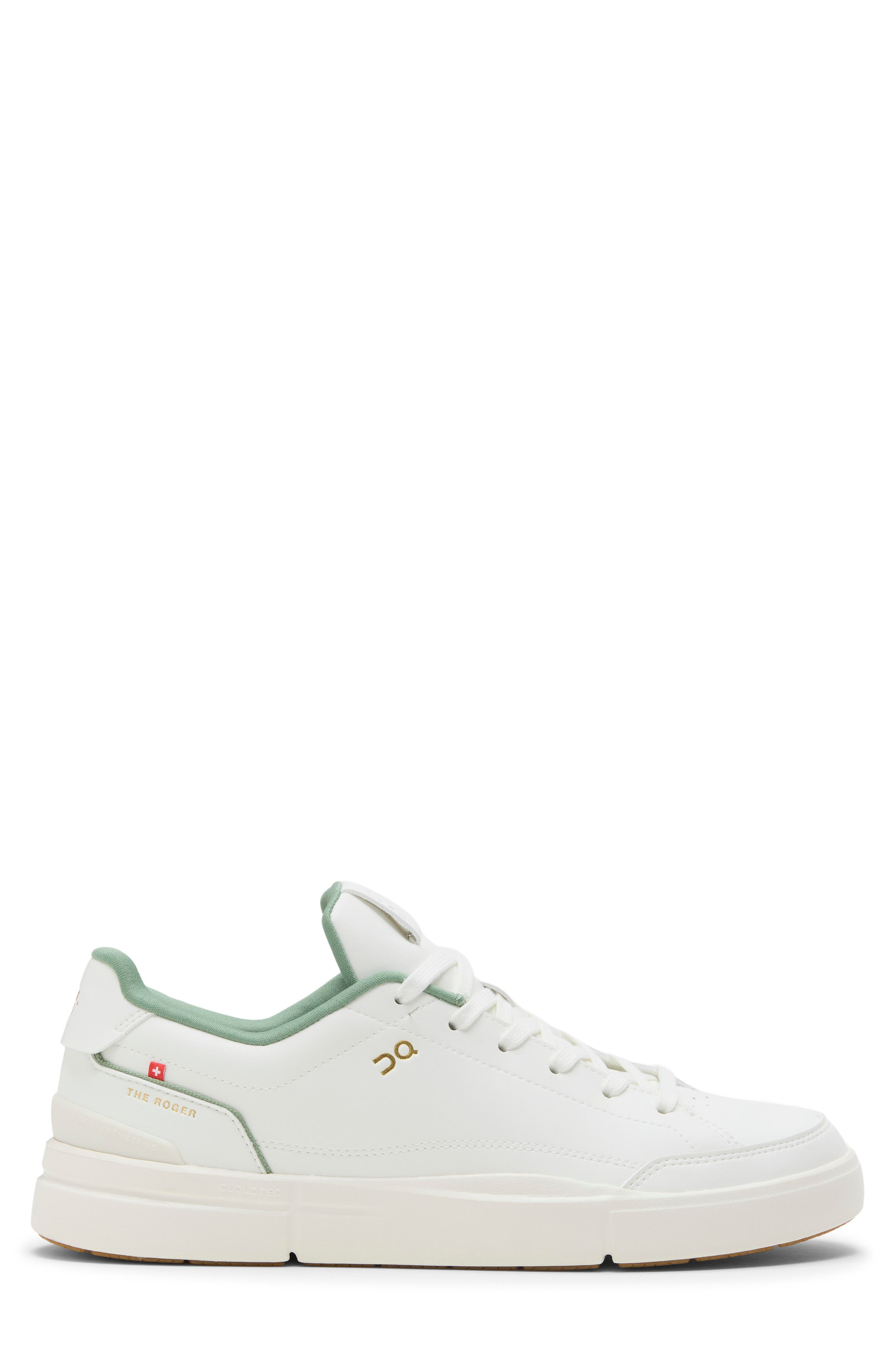 THE ROGER Centre Court Tennis Sneaker, Alternate, color, IVORY/ FERN