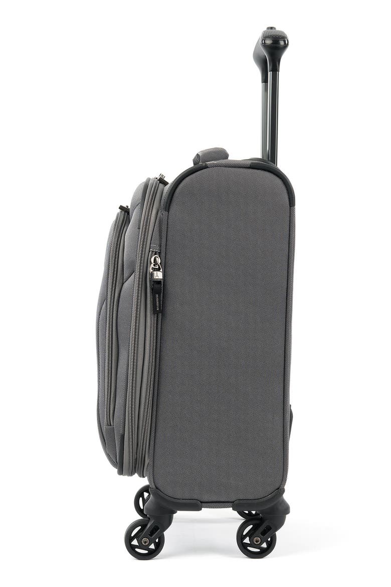 Pilot Air™ Elite 17" Expandable Compact Boarding Bag Spinner Luggage, Alternate, color, ALLOY