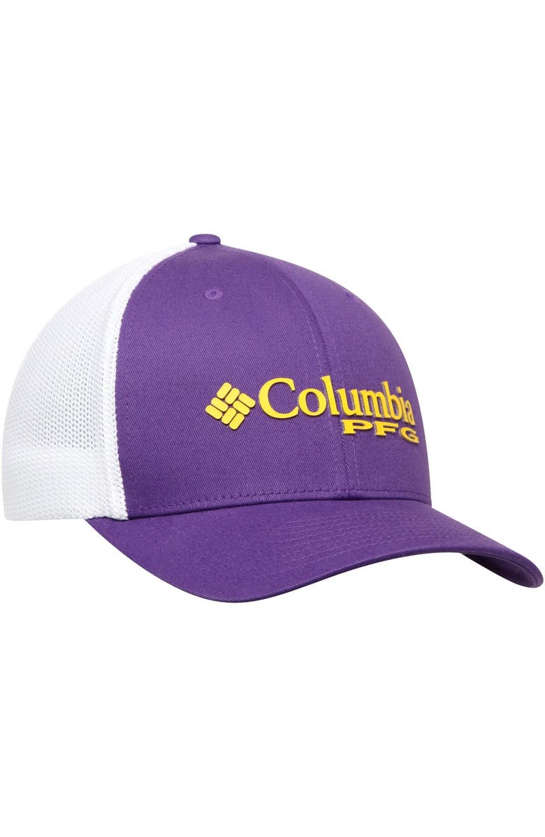 Columbia Men's Columbia Purple LSU Tigers Collegiate PFG Flex Hat, Alternate, color, Purple