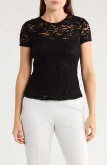 Theory Stretch Lace Top