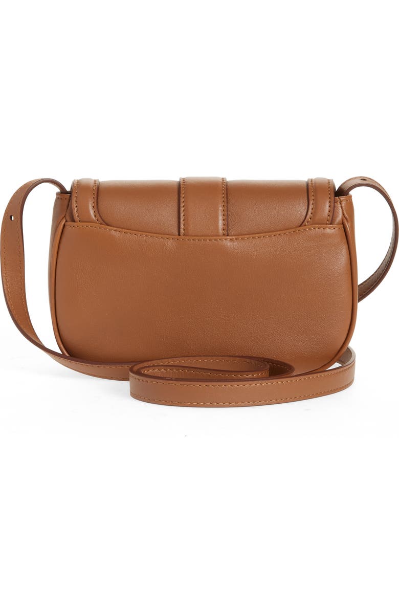 McQueen Mini T-Bar Shoulder Bag, Alternate, color, Tan Silver