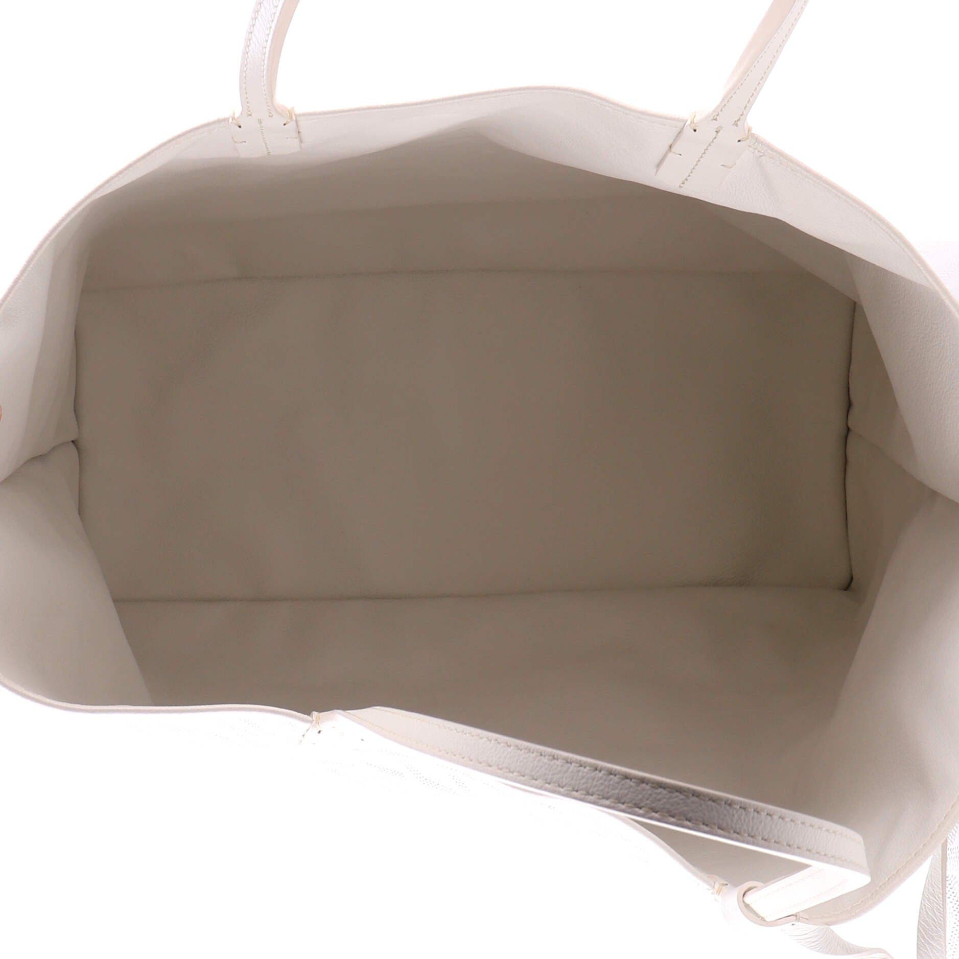 Pre-Owned Goyard Anjou Reversible Tote Coated Canvas PM, Alternate, color, White