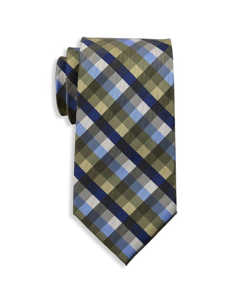 Big & Tall Multi Check Tie