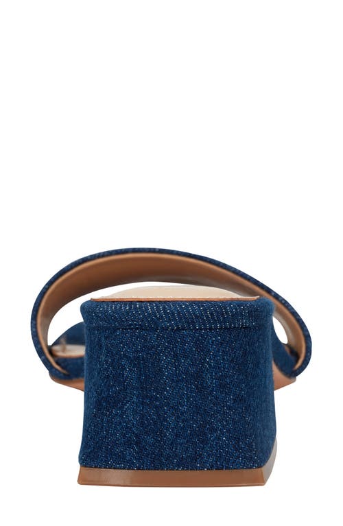 Marc Fisher Ltd Olysa Slide Sandal In Blue