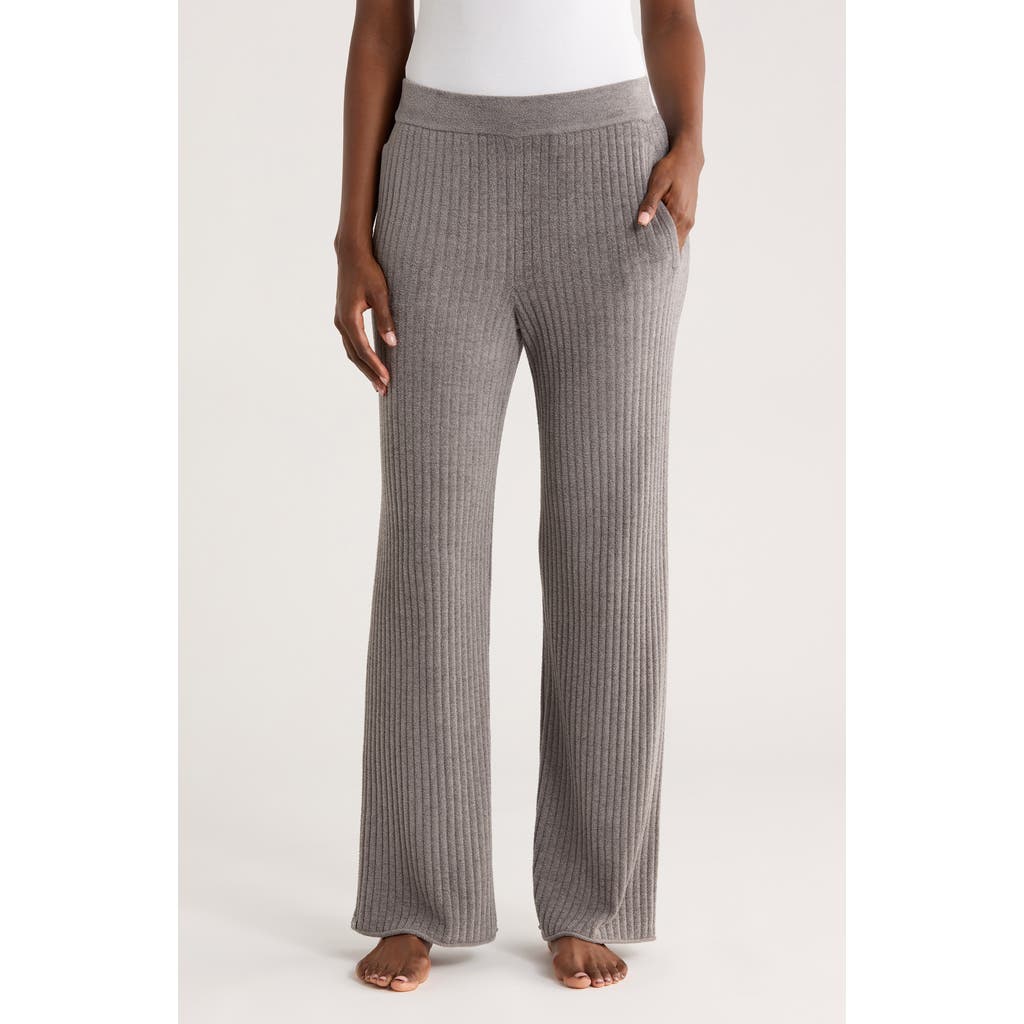 Barefoot Dreams ® Cozychic® Ultra Lite® Rib Rolled Edge Pants In Brown