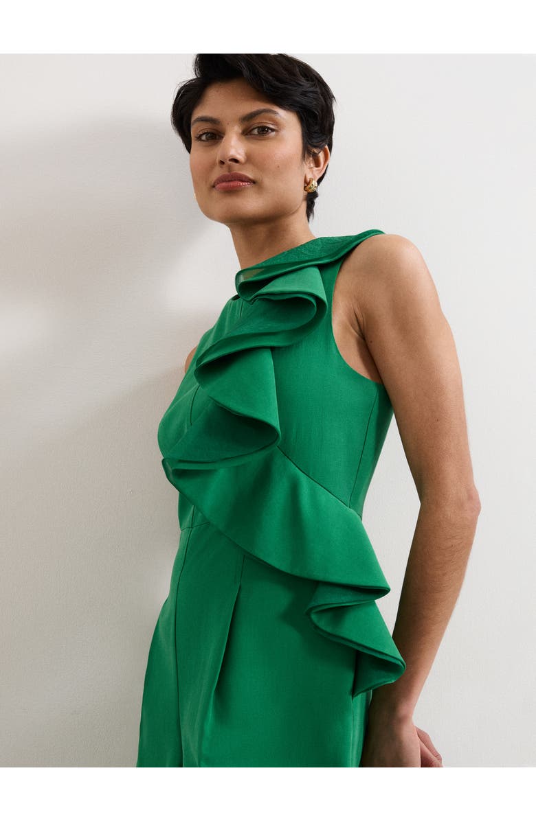 Phase Eight Jillian Wide Leg Jumpsuit, Alternate, color, Green