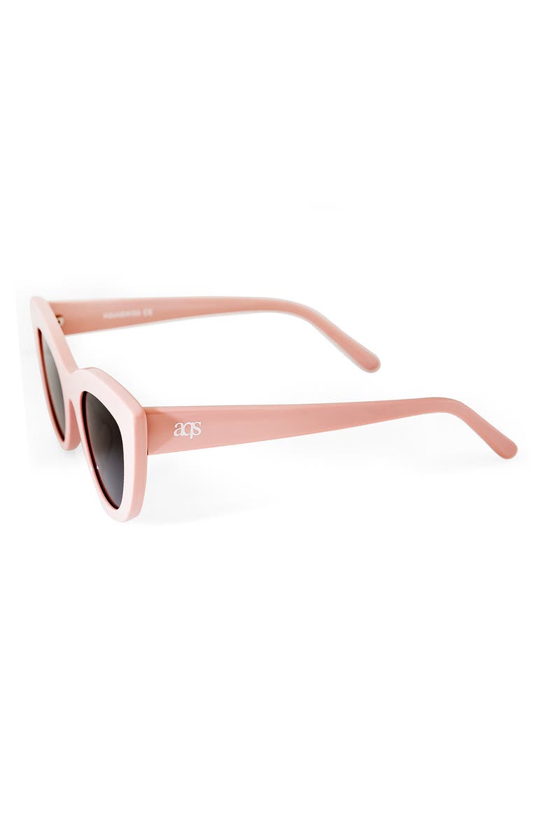 Leia 49mm Cat Eye Sunglasses, Alternate, color, PINK/ BLACK
