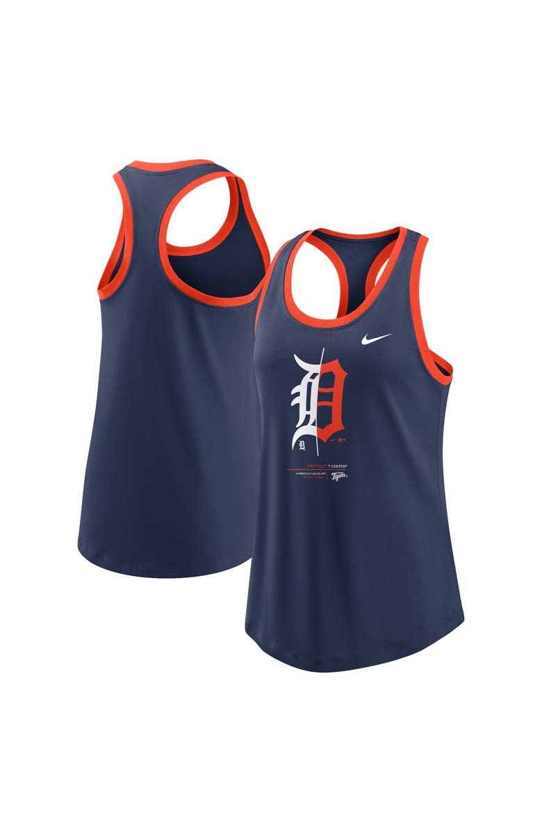 Nike Women's Nike Navy Detroit Tigers Tech Tank Top, Main, color,