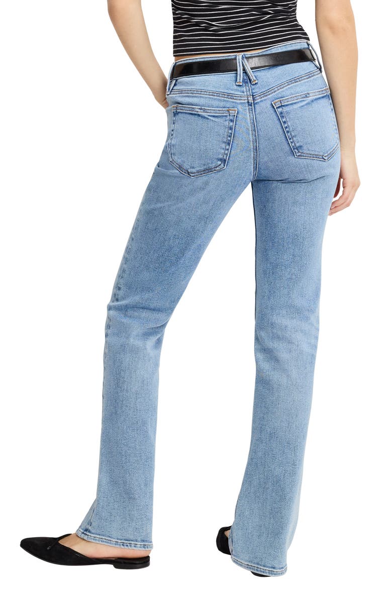 Good American Good Low Rise Bootcut Jeans, Alternate, color, Indigo1217
