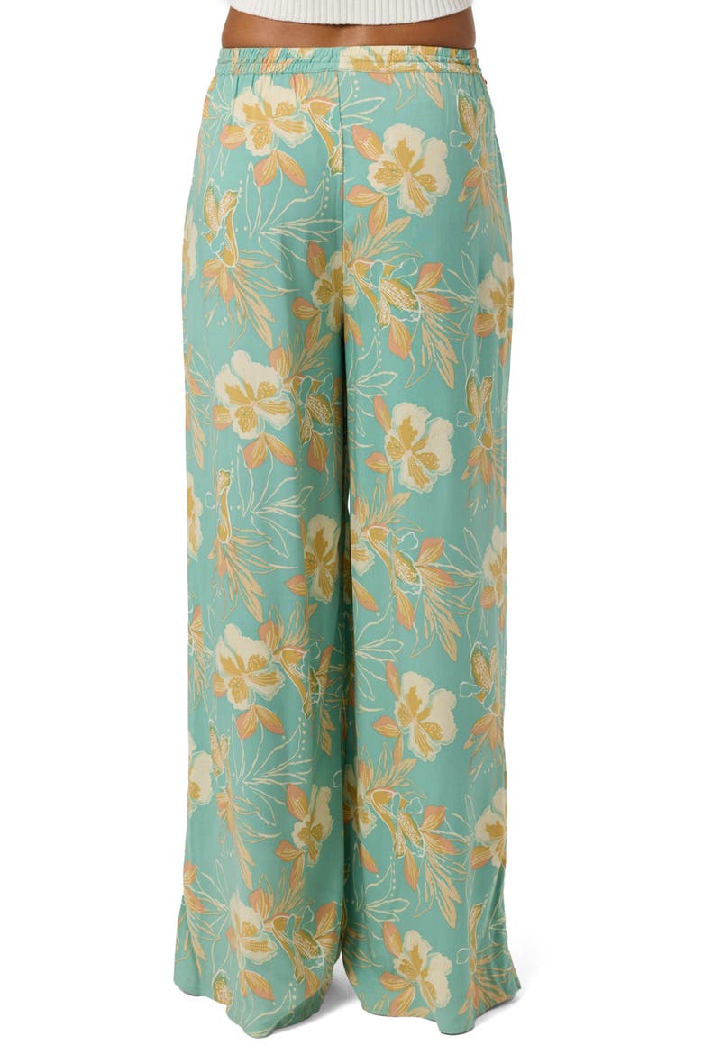 Rosalie Tiki Cover-Up Pants, Alternate, color, GREEN
