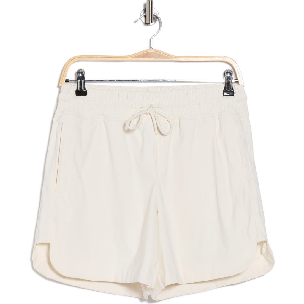 Faith Connexion Drawstring Waist Active Shorts In Neutral