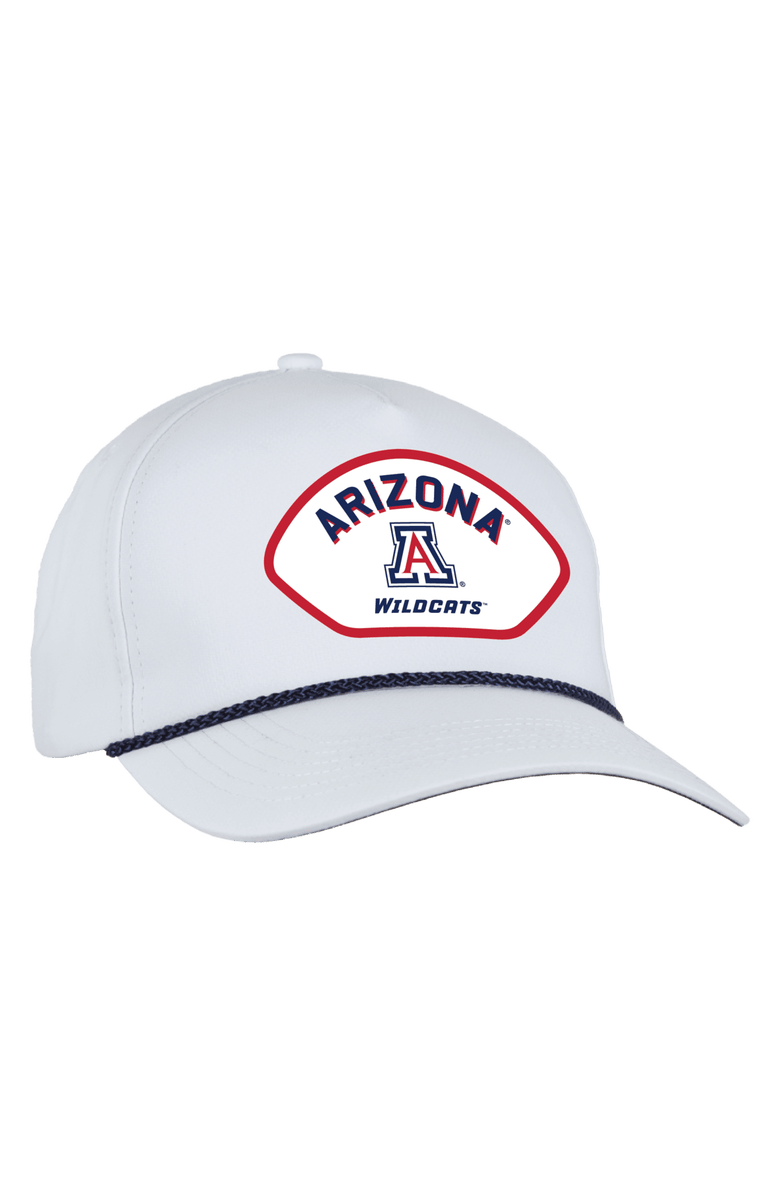 AHEAD Men's Ahead White Arizona Wildcats Alto Rope Adjustable Hat, Main, color, White