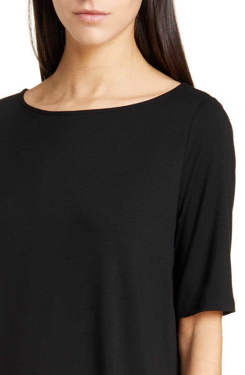 Eileen Fisher High/Low Shift Dress, Alternate, color, 