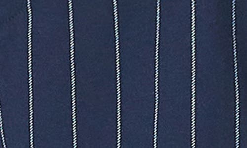 Ralph Lauren Lauren  Stripe Boxer Pajama Shorts In Navy Stripe