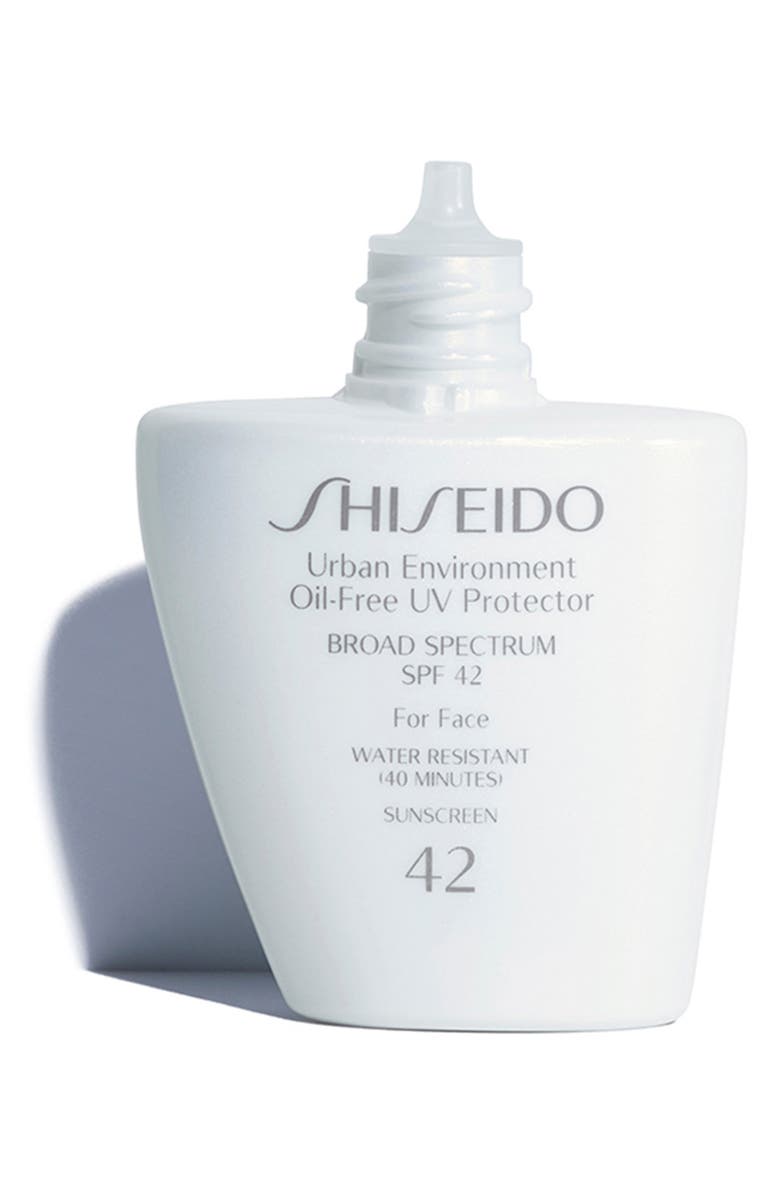 Shiseido Urban Environment Oil-Free UV Protector Broad Spectrum Face Sunscreen Lotion SPF 42, Alternate, color,