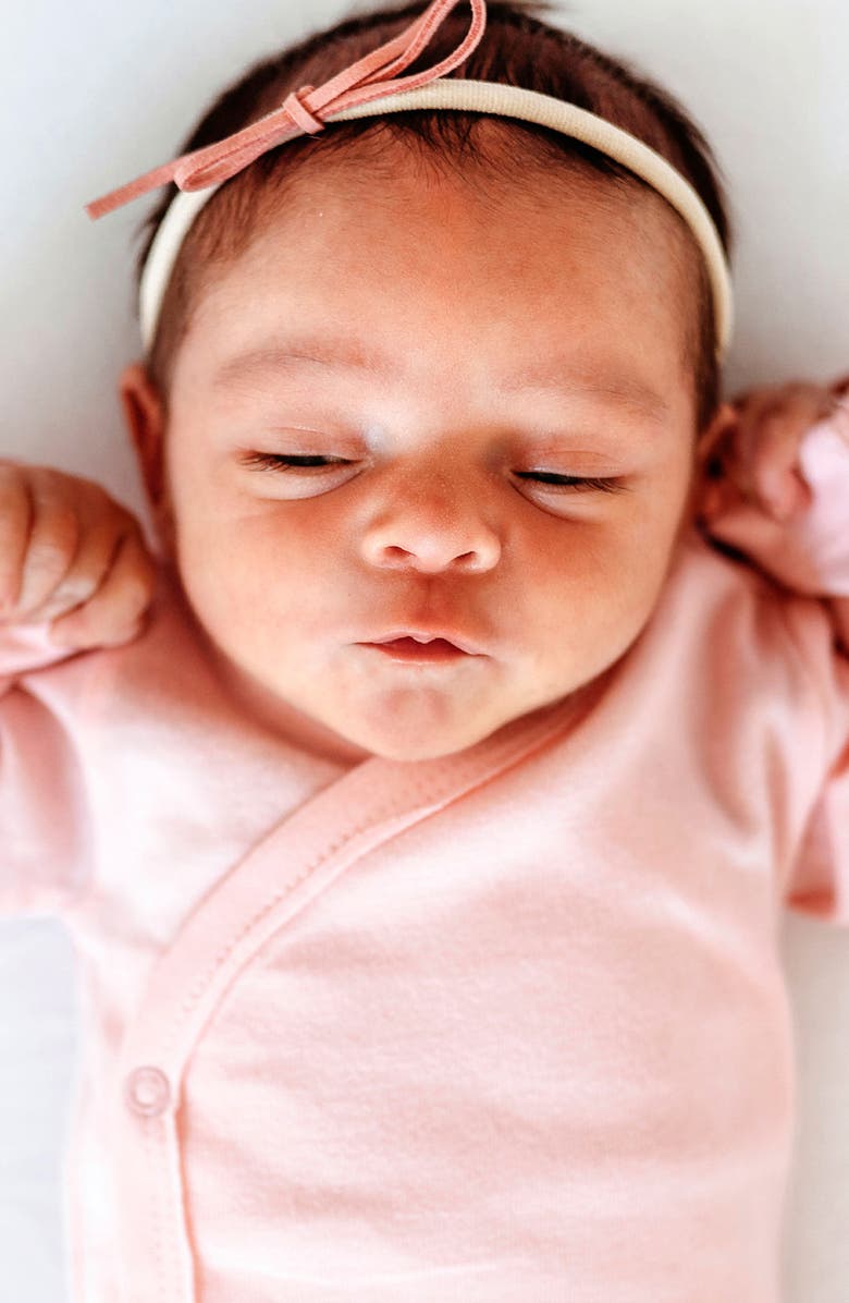 BUTTERBLU Sterling Side Snap Organic Cotton Assorted 3-Pack Bodysuits, Alternate, color, Floral Fields Check