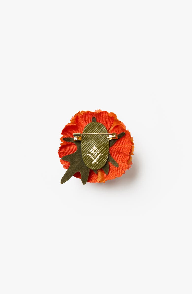 Helena Simon The Mini Marigold Floral Brooch, Alternate, color, Orange