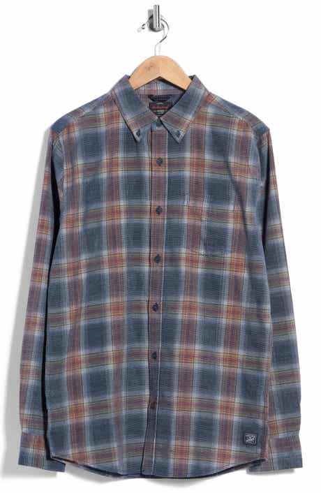 Plaid Cotton Button Down Shirt