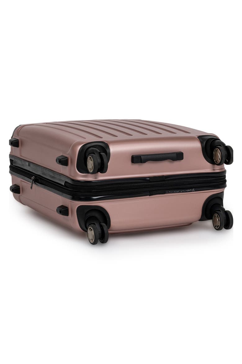 Renegade Lightweight Hardside Expandable Spinner Luggage, Alternate, color, ROSE GOLD