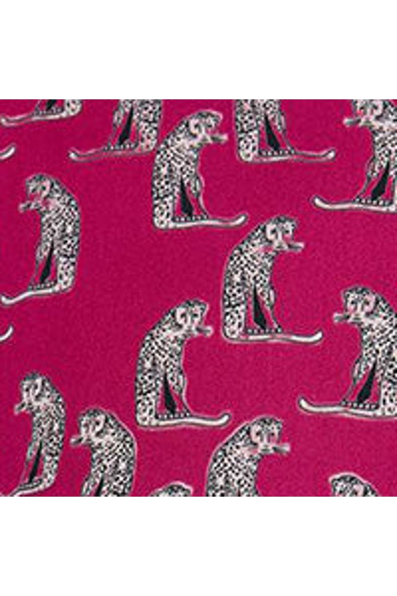 Evie Long Sleeve Print Pajama Set, Alternate, color, Magenta
