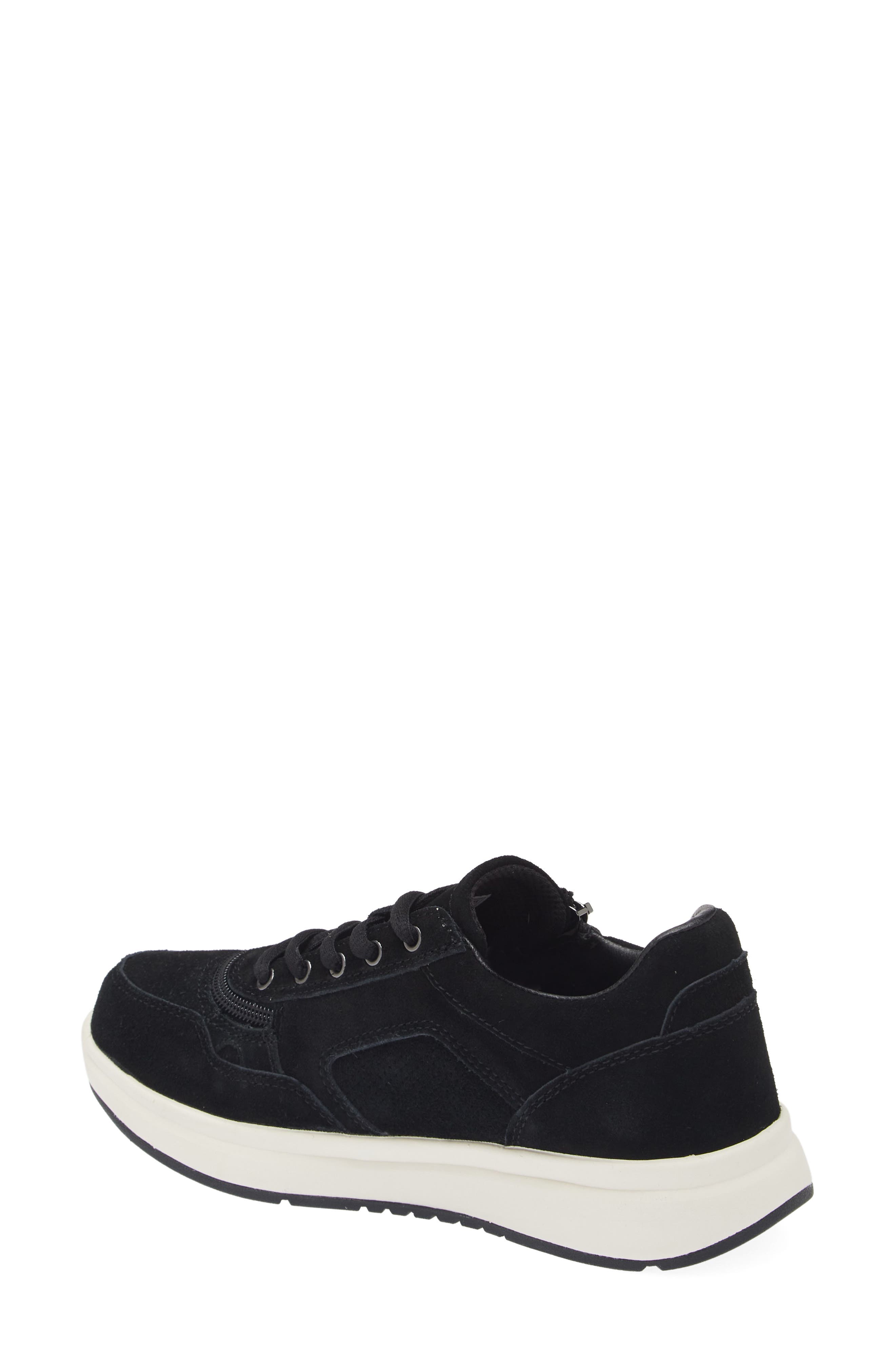 BILLY Footwear Comfort Jogger Sneaker, Alternate, color, Black Suede