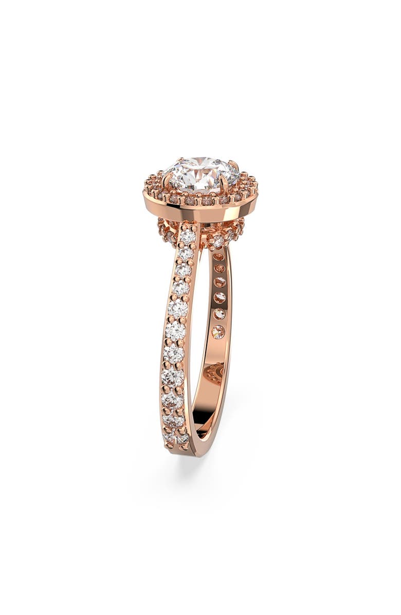 Swarovski Una Ring, Alternate, color, White/Rose Gold