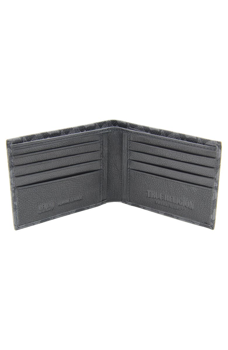 True Religion Savoy Bifold Wallet, Alternate, color, Black