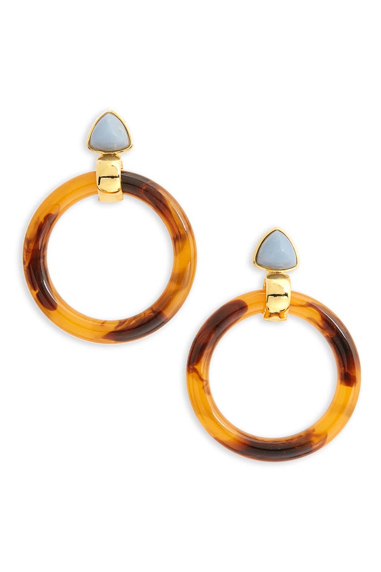 Sunset Hoop Earrings, Main, color, MULTI