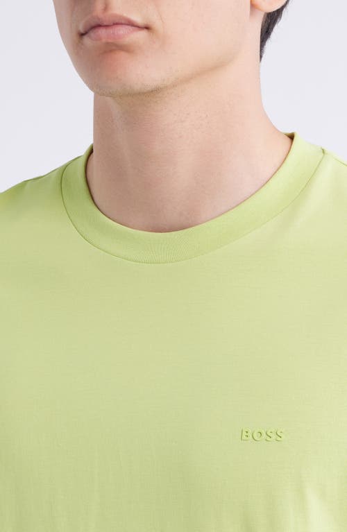Tシャツ・カットソー BOSS Men T-shirt Pistachio 50468347 331 Hugo Boss T-shirt Boss Men Color Pistachio In Yellow | ModeSens