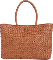 Sam Edelman Bianka Woven Leather Tote Bag