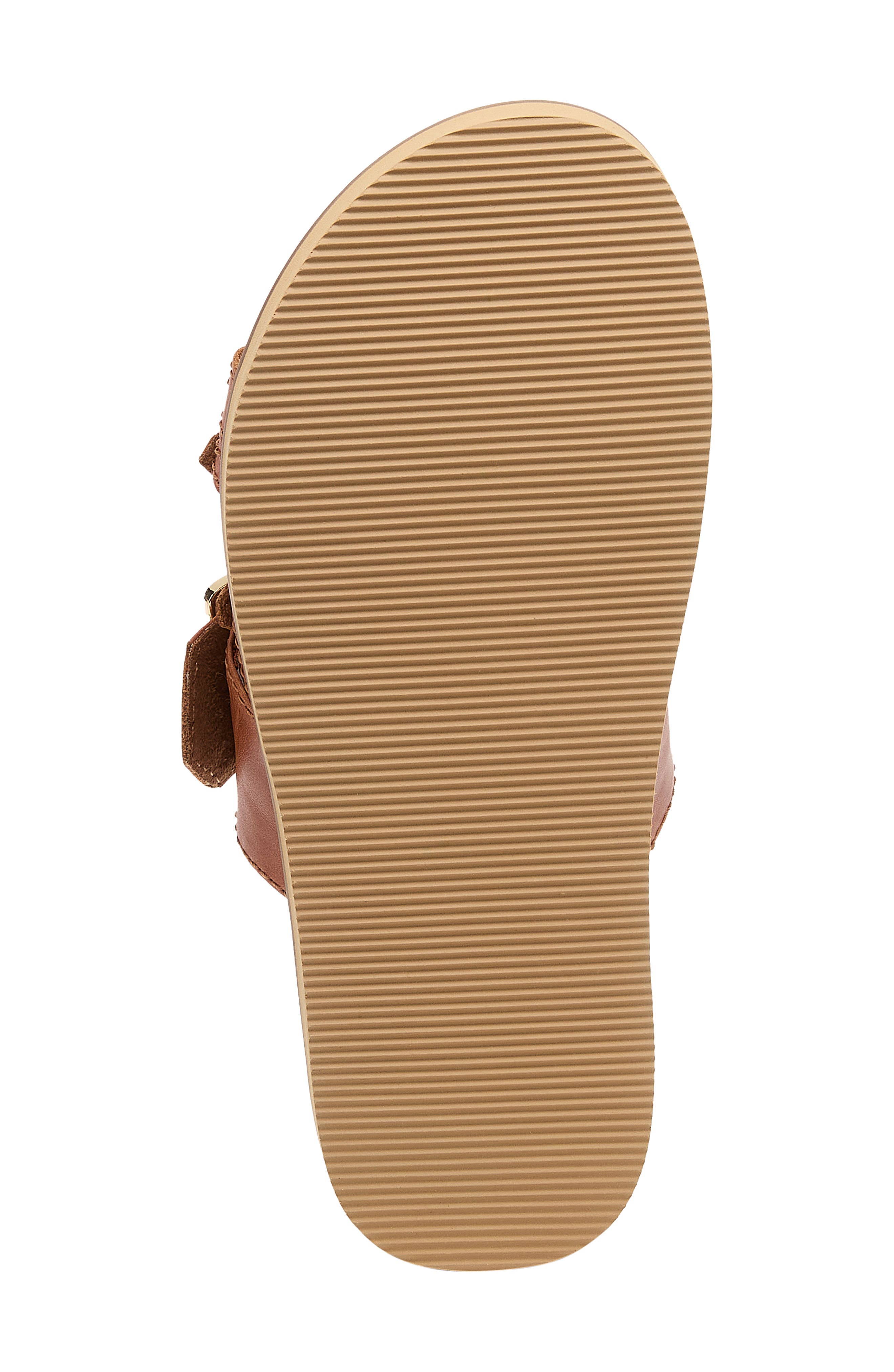 Stella Buckle Slide Sandal, Alternate, color, AUBURN