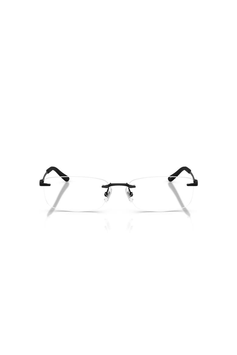 58mm Rectangle optical glasses, Alternate, color, Black