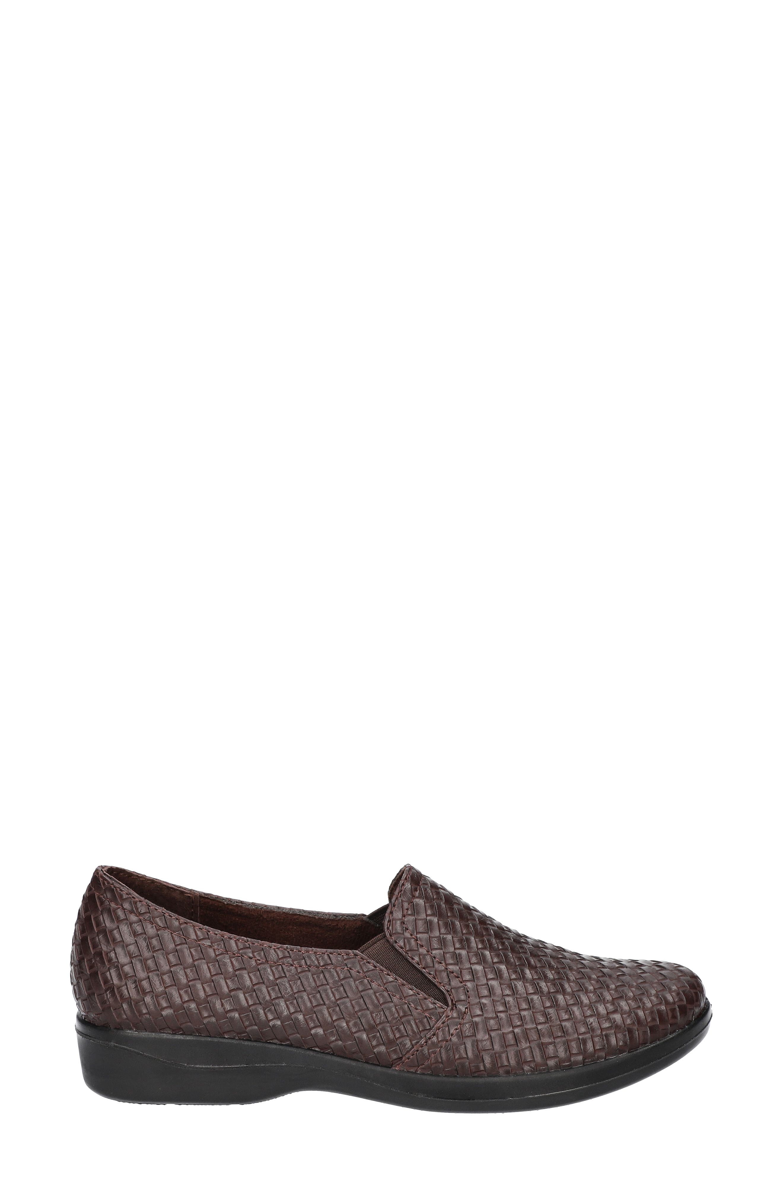 EASY STREET Eternity Textured Slip-On, Alternate, color, Brown Woven