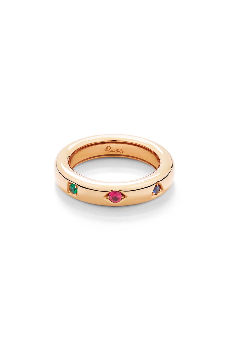 Iconica Extra Slim Ring, Alternate, color, ROSE GOLD/ MULTI