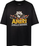 AMIRI Oversize Eagle Hollywood Skate Graphic T-Shirt