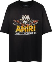 AMIRI Oversize Eagle Hollywood Skate Graphic T-Shirt