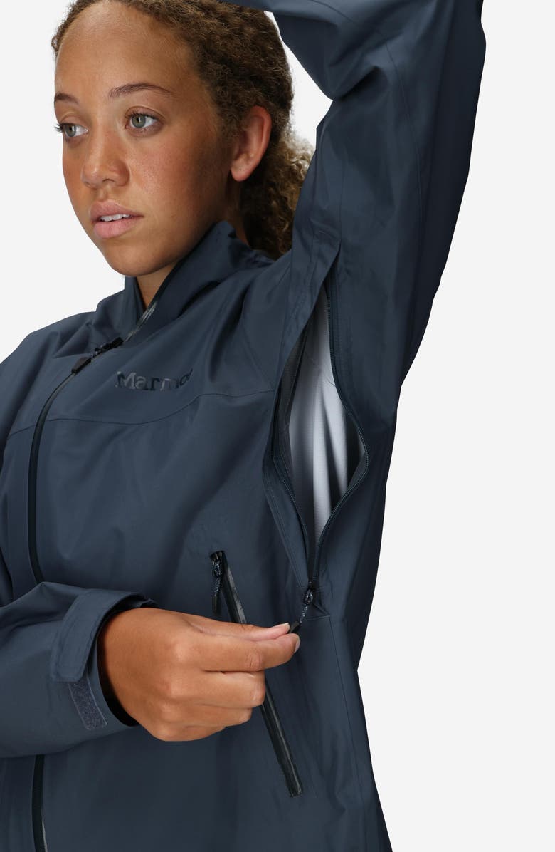 Marmot Minimalist Pertex<sup
®</sup
 Waterproof Hooded Jacket, Alternate, color, Thunderhead