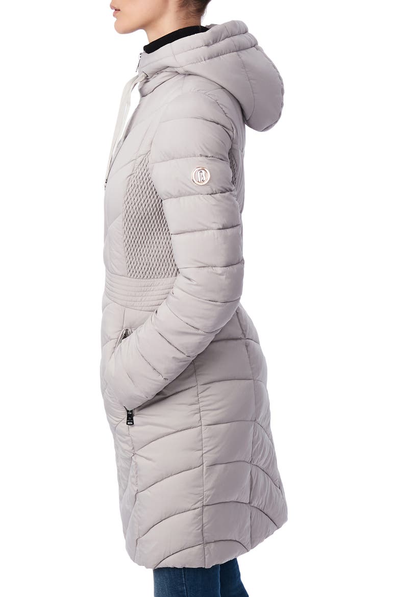 Packable Hooded Walker Coat, Alternate, color, OPAL GREY